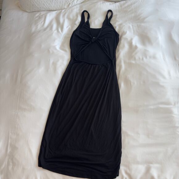Gentle Fawn Larissa Twist Dress in Black Size Small - Picture 3 of 8